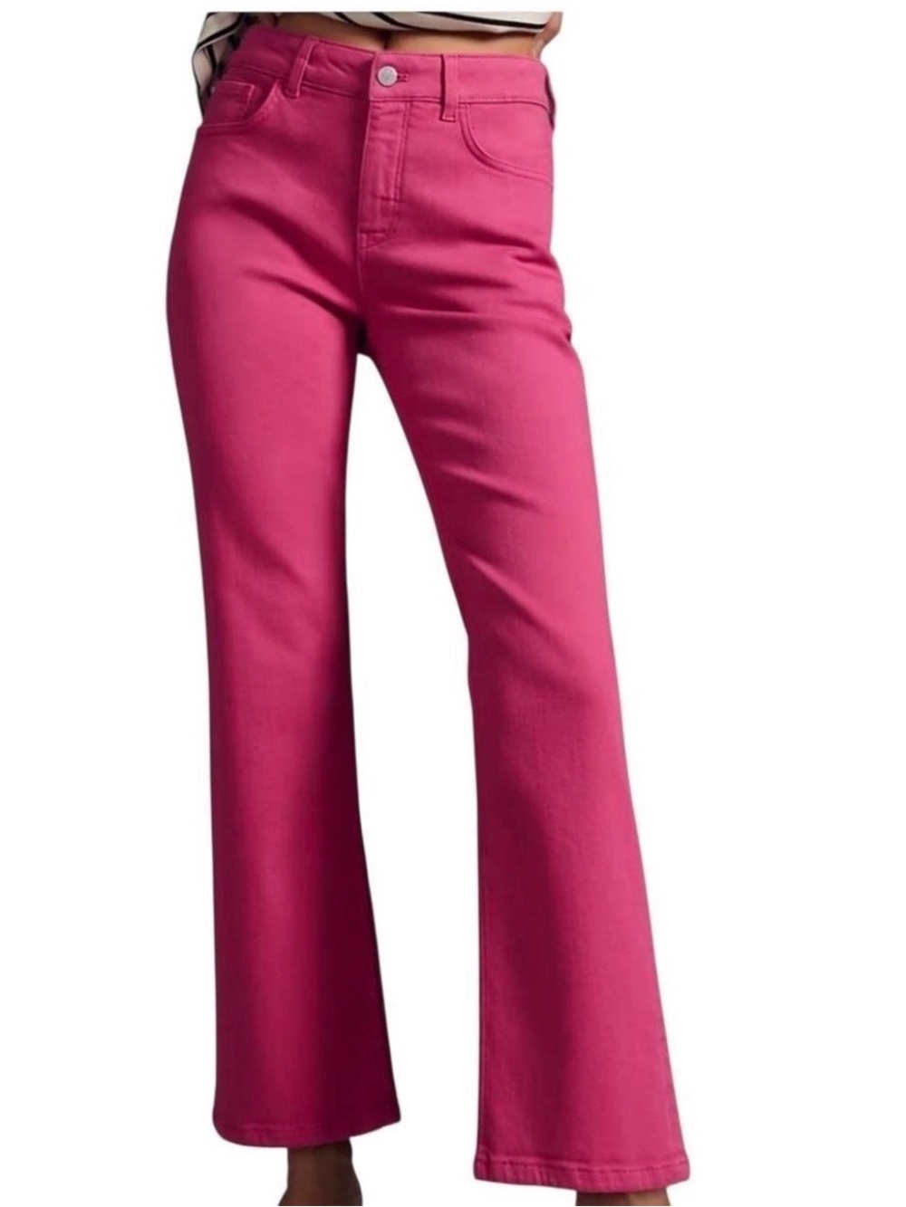 Pilcro Anthropologie The Yaya Jeans Mid Rise Slight Flare